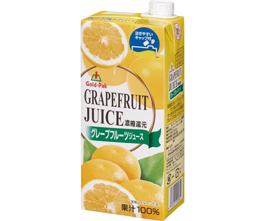 ゴールドパック グレープフルーツジュース 1L 6本 207827 1ケース※軽（ご注文単位1ケース）【直送品】