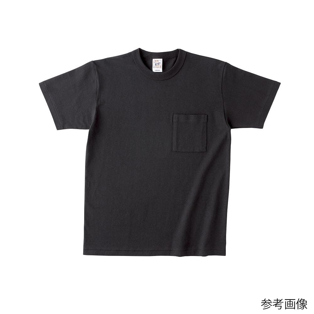 フェリック オープンエンド マックスウェイト バインダーネックポケットTシャツ スミクロ M OE1119-SKR-M 1枚（ご注文単位1枚）【直送品】