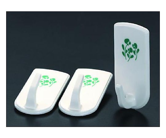 エスコ 2.0kg フック(粘着付/3個) EA638LA-4 1pk(ご注文単位1pk)【直送品】