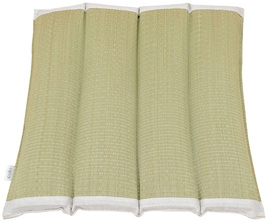 イケヒコ・コーポレーション 背中さらっとクッション 夏場でもムレにくい い草クッション 1360040010101 1枚（ご注文単位1枚）【直送品】