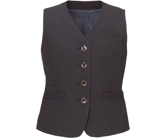 カーシーカシマ ENJOY ベスト CONFIDENCE SUITS ネイビー 7号 EAV851 1枚（ご注文単位1枚）【直送品】