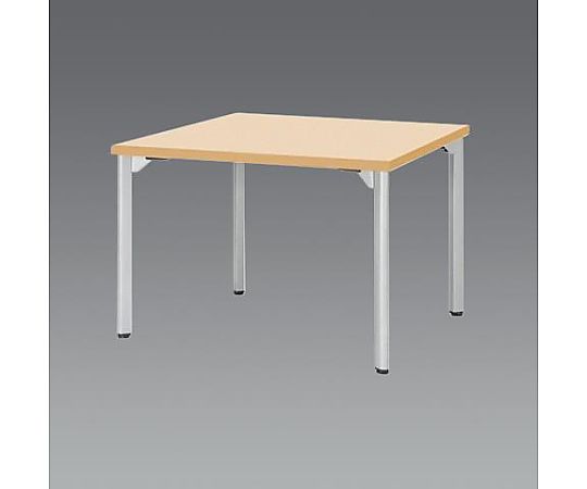 エスコ 1200x1200x720mm ミーティングテーブル(ナチュラル) EA954HC-623 1個(ご注文単位1個)【直送品】