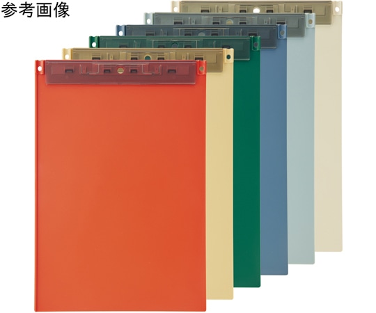 LIHITLAB Mutual 超薄型クリップボード<フック穴付> A4 抗菌 アイボリー A2067-16 1枚（ご注文単位1枚）【直送品】