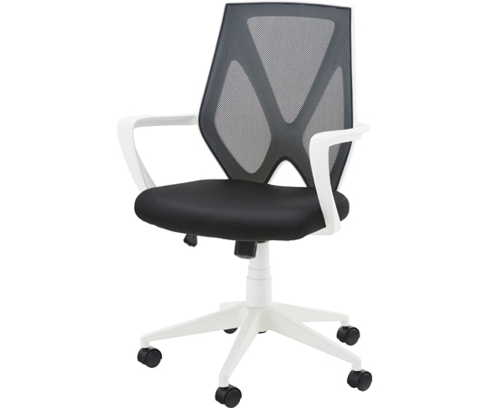 東谷 オフィスチェア ホワイト OFC-10WH 1個(ご注文単位1個)【直送品】