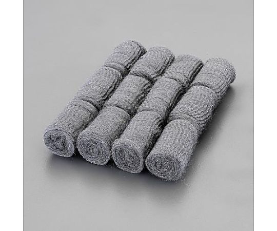 エスコ φ40x70mm スチールウール(ソープなし/12個) EA928AJ-96 1袋(ご注文単位1袋)【直送品】