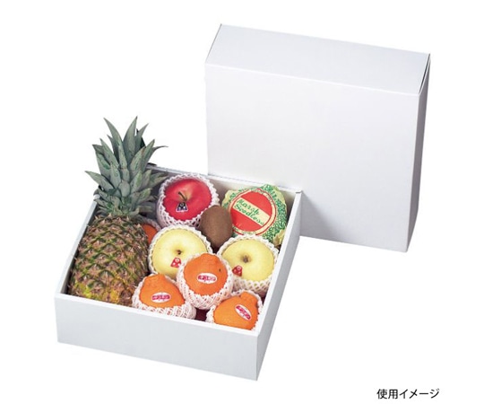 ヤマニパッケージ 青果用贈答箱 ホワイト 330角 40枚 LT-G9A 1ケース（ご注文単位1ケース）【直送品】