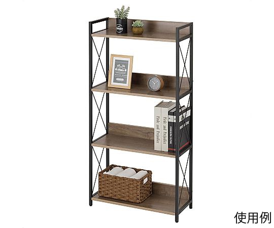 アズワン フリーラック ムーロ W40cm 4段 61-807-17-2 1個（ご注文単位1個）【直送品】