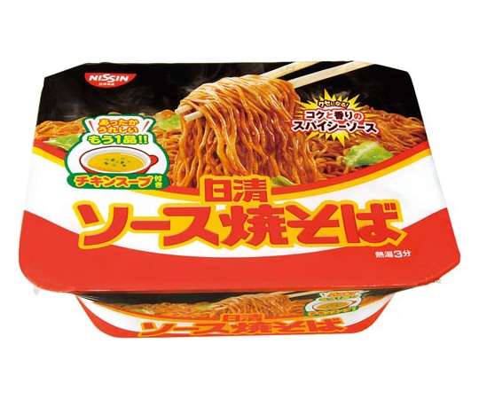 日清食品 日清ソース焼そばカップ 104g 1箱(12個入) QHYC 1箱※軽（ご注文単位1箱）【直送品】