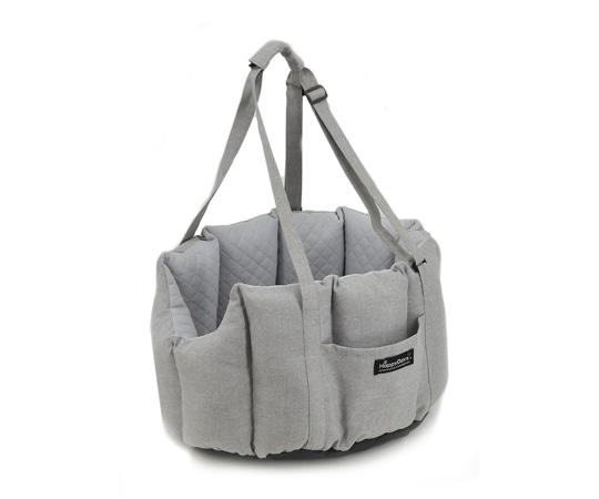 ペットプロジャパン HappyDays ドライブベッド&キャリー グレー  1個（ご注文単位1個）【直送品】