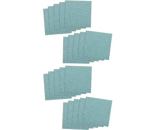 サンコー(生活用品) ペット用撥水タイルマット 同色20枚入 ミントグリーン KV-74 1袋（ご注文単位1袋）【直送品】