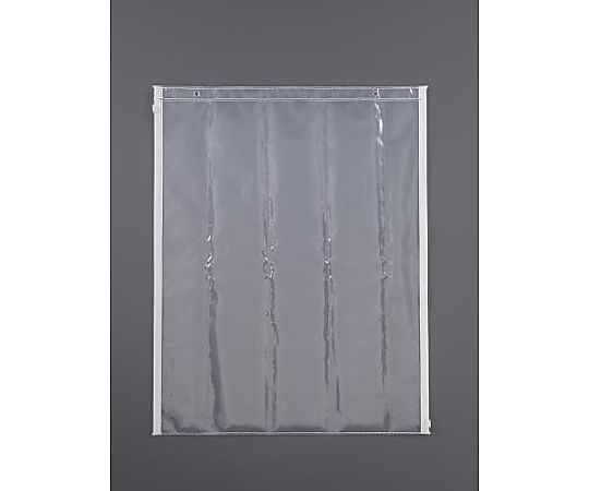 エスコ [A1判]クリアーファイル(両端ファスナー付) EA762CF-202 1個(ご注文単位1個)【直送品】