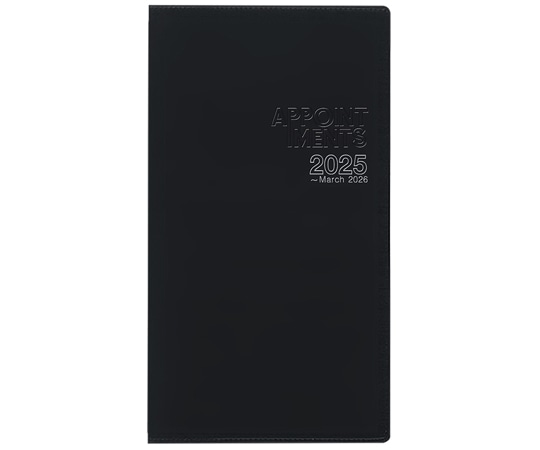 コレクト 2025 アポイントメント 黒 D-62-BK(2025) 1冊(ご注文単位1冊)【直送品】