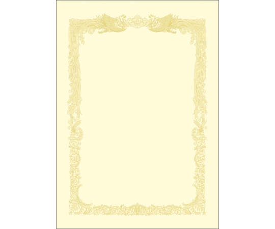 ササガワ OA賞状用紙 クリーム A3判 横書用10枚×10冊セット入 10-1088 1袋(ご注文単位1袋)【直送品】