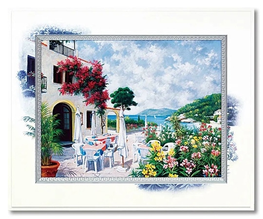 ユーパワー ビッグアート ピーター モッツ｢オーシャン テラス(Mサイズ)｣ BA-06011 1個（ご注文単位1個）【直送品】