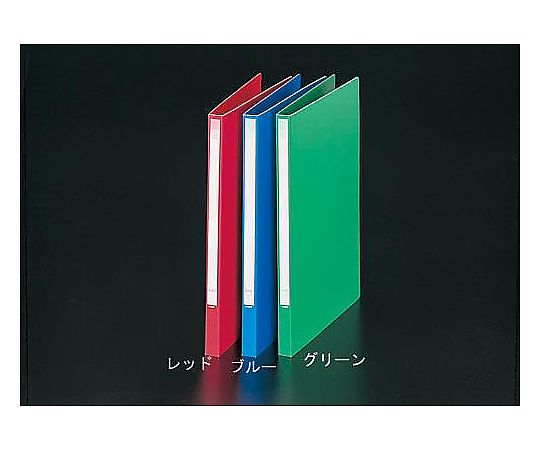 エスコ A4/S型 レターファイル(赤) EA762CF-21B 1冊(ご注文単位1冊)【直送品】