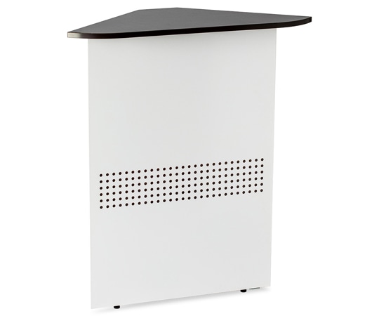 スマイル スチールハイカウンター用連結コーナー パンチング  1個(ご注文単位1個)【直送品】