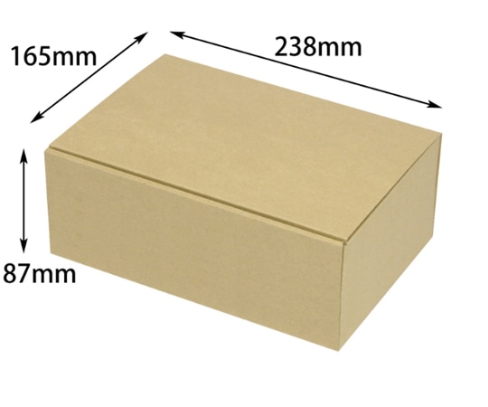 ヤマニパッケージ 贈答箱 お好みBOX18 両面クラフト 長方 100枚 EE-584 1ケース（ご注文単位1ケース）【直送品】