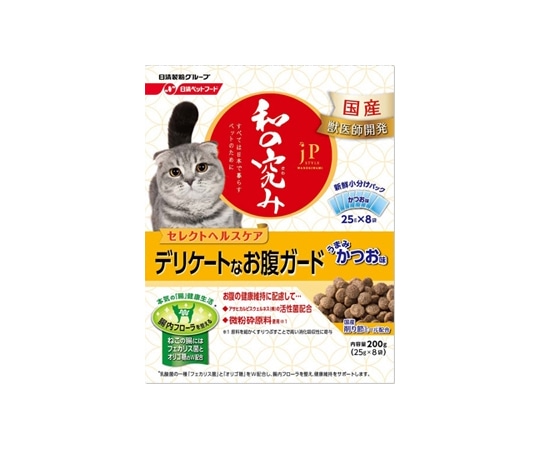 ペットライン JPスタイル 和の究み 猫用セレクトヘルスケア お腹ガード 200g NS-555580 1箱（ご注文単位1箱）【直送品】