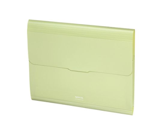 コクヨ 書類ファイル<ノビータ>A4・12Pリーフグリーン フ-NV970G 1冊（ご注文単位1冊）【直送品】
