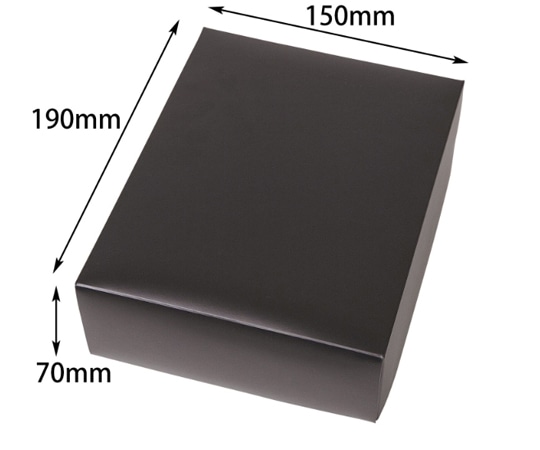 ヤマニパッケージ 贈答箱 BKアフタヌーンティーBOX M 100枚 16-221B 1ケース（ご注文単位1ケース）【直送品】