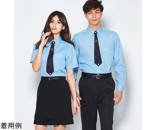 カーシーカシマ AMUS-NET 半袖シャツ 203-6 ブルー LL ASY203 1枚（ご注文単位1枚）【直送品】