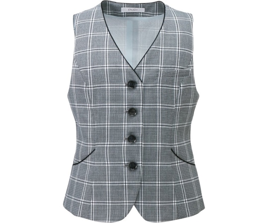 カーシーカシマ ENJOY ベスト AIR CONTROL グレー 5号 ESV707 1枚（ご注文単位1枚）【直送品】