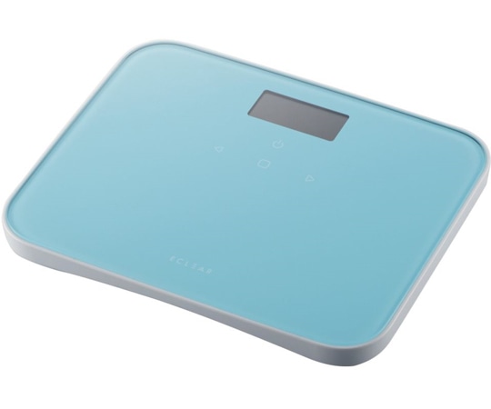 エレコム エクリア体重計 BMI表示可能 レイクブルー HCS-S02BL 1個(ご注文単位1個)【直送品】