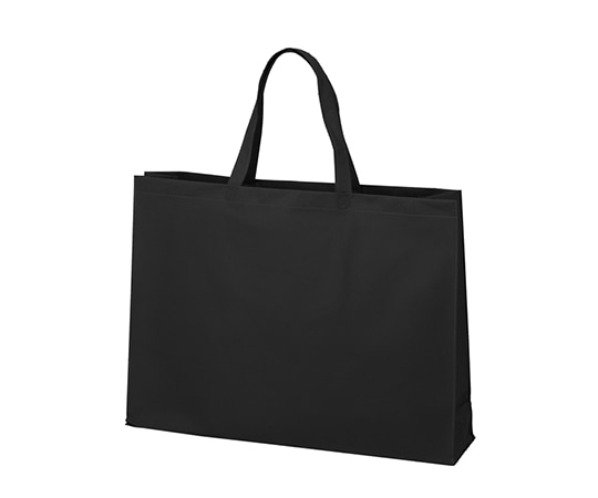 アズワン 不織布バッグ 角底 大 厚タイプ 黒 1箱(100枚入) LC0552AB00 1箱(ご注文単位1箱)【直送品】