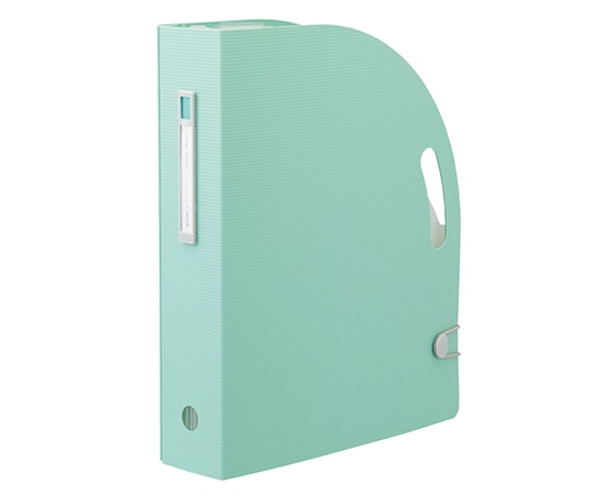 LIHITLAB noie-style ドキュメントボックス タテ (ライトグリーン) F7690-19 1冊(ご注文単位1冊)【直送品】