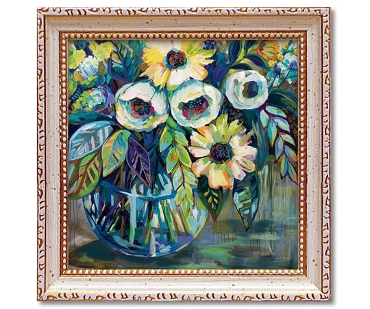 ユーパワー ミニゲル アートフレーム ジャネット ヴェルテンテス｢ブルー ライト｣ JV-02006 1個（ご注文単位1個）【直送品】