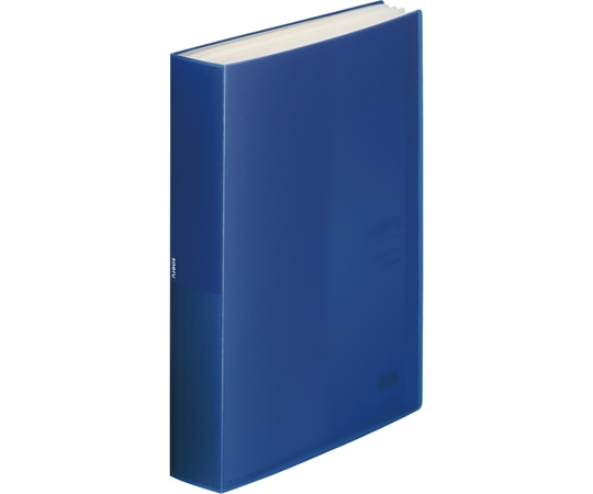 LIHITLAB SOERU クリヤーブック A4S型 ポケット100枚 ネイビー N8105-11 1冊(ご注文単位1冊)【直送品】