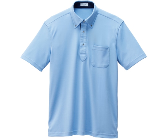 ボンマックス ユニセックスポロシャツ FB4569U サックス SS  1枚（ご注文単位1枚）【直送品】