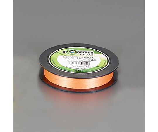 アズワン 0.24mmx 200m ポリエチレン糸(高強度/オレンジ EA628AV-320 1巻(ご注文単位1巻)【直送品】