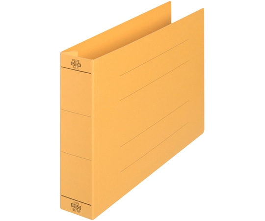 プラス フラットファイル 厚とじ500 A4-E イエロー No.022SW YL 1冊(ご注文単位1冊)【直送品】