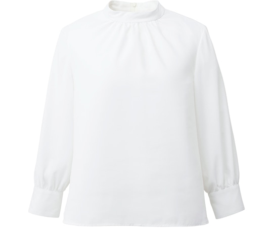 カーシーカシマ ENJOY シャツブラウス EGG BALE BROAD オフホワイト 19号 EWB755 1枚（ご注文単位1枚）【直送品】