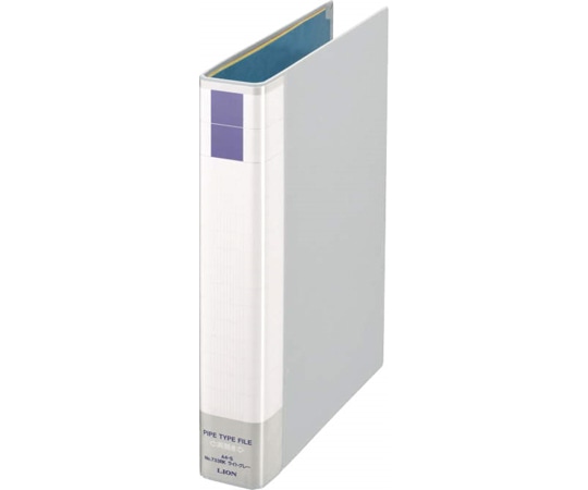 ライオン事務器 パイプ式ファイル両開き〈環境〉 No.733RK(LH) 1冊(ご注文単位1冊)【直送品】