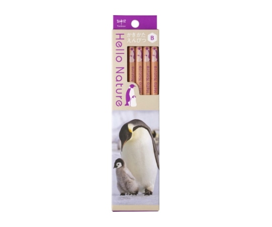 トンボ鉛筆 ハローネイチャー かきかた鉛筆 コウテイペンギン B 1ダース(12本入) KB-KHNEP2-B 1ダース(ご注文単位1ダース)【直送品】
