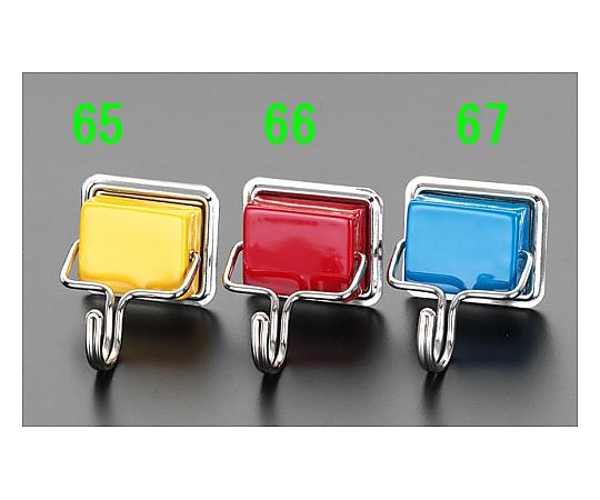 シンワ測定 33x26x15mm/2.0kg フック(マグネット付/青) EA762FG-67 1個(ご注文単位1個)【直送品】