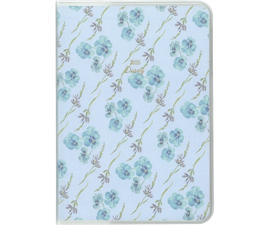 ダイゴー 2025 MILL A6 Monthly FLEURS BL E7704(2025) 1冊(ご注文単位1冊)【直送品】