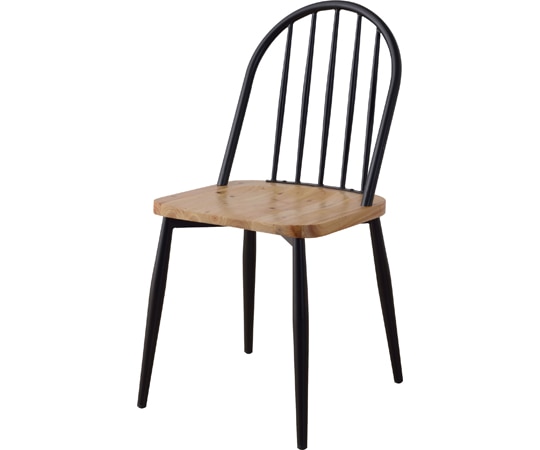 東谷 ワーカーチェア ブラック PC-675BK 1個（ご注文単位1個）【直送品】