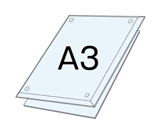 常磐精工 アクリルクリア(透明) A3セット PSSAC-A3 1個（ご注文単位1個）【直送品】