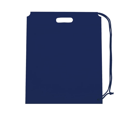 三和 不織布ショルダーバッグ 50枚入 ネイビー SW4049-37 1箱（ご注文単位1箱）【直送品】