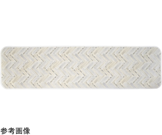 三愛繊維 拭けるマットシリーズ モザイクタイル キッチンマット 600×2400mm  1個（ご注文単位1個）【直送品】