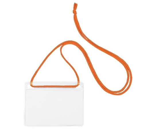 オープン工業 吊り下げ名札 名刺用 10枚 橙 NL-11-RG 1袋(ご注文単位1袋)【直送品】