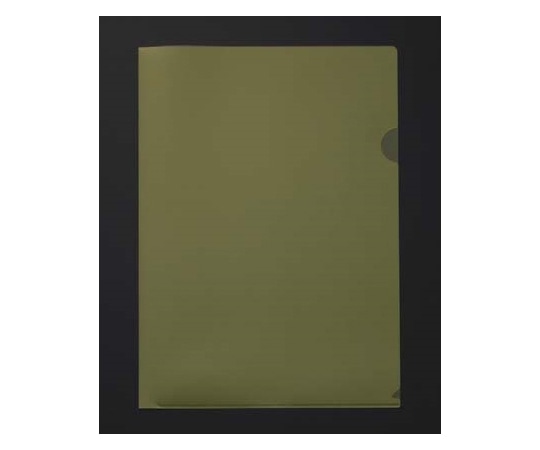 カウネット 再生クリヤーホルダーカラー A4 黄 100枚 5057-9037 1パック(ご注文単位1パック)【直送品】