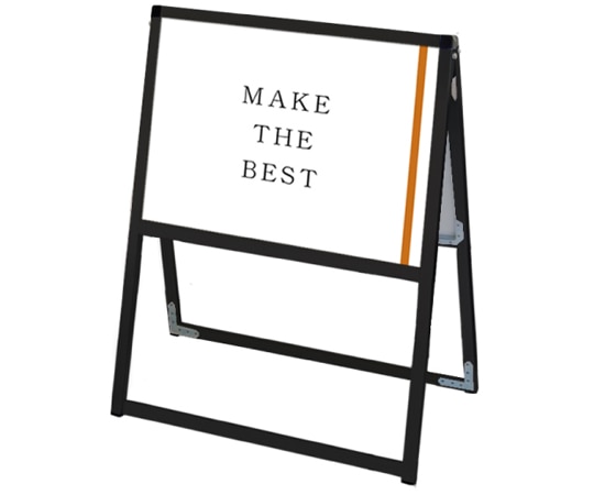 常磐精工 ブラックバリウススタンド看板 A2横両面 BVASKAC-A2YR 1個（ご注文単位1個）【直送品】