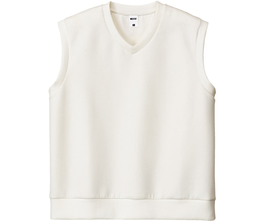 ボンマックス 8.5オンスダンボールニットベスト(ポリジン加工) オフホワイト M MS2137 1枚（ご注文単位1枚）【直送品】