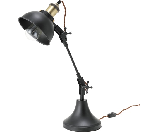 東谷 デスクライト ブラック LHT-737 1個（ご注文単位1個）【直送品】