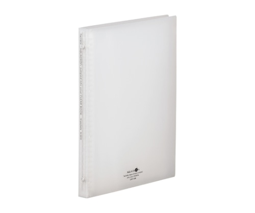 LIHITLAB AQUA DROPs クリヤーブック<ポケット交換タイプ> 1乳白 N-5010 N5010-1 1冊(ご注文単位1冊)【直送品】