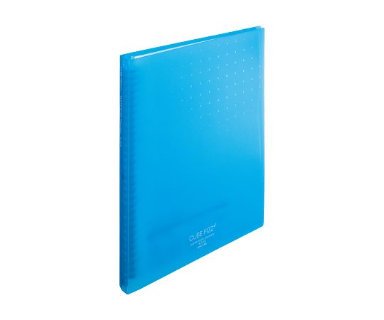 LIHITLAB CUBE FIZZクリヤーブック(ポケット交換タイプ) ポケット30枚 ブルー N7016-8 1冊(ご注文単位1冊)【直送品】